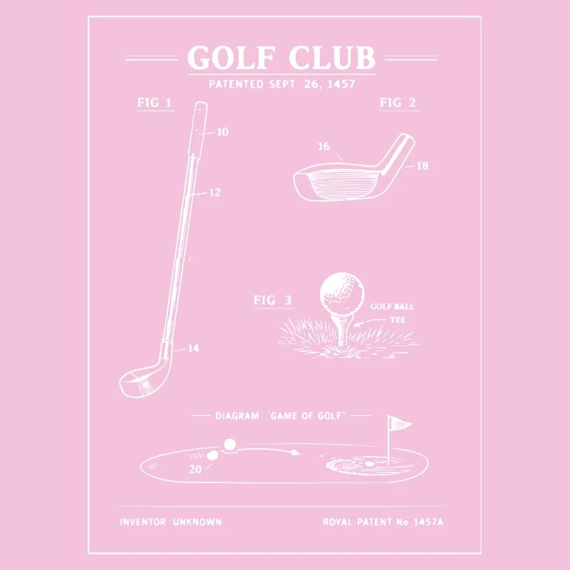 Plan de plan du club de golf