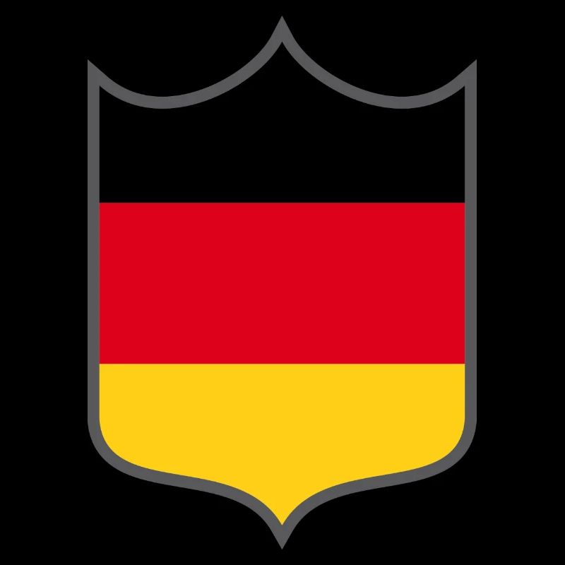 Blason du drapeau allemand
