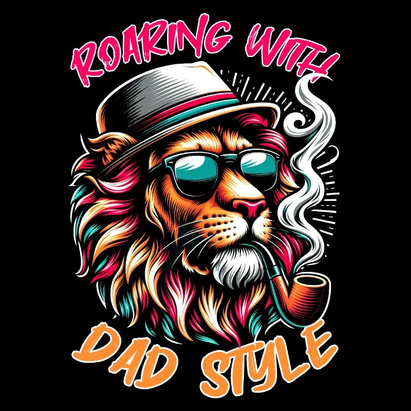 Rugir avec le style papa et les vibrations décontractées