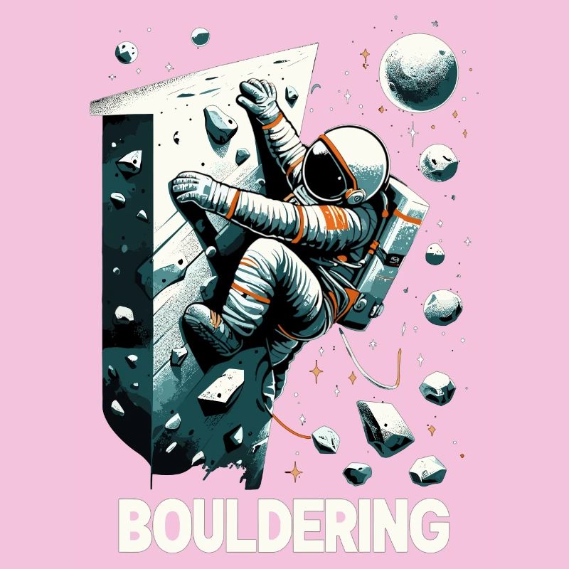 Bouldering Astronaut Spaceman Gift