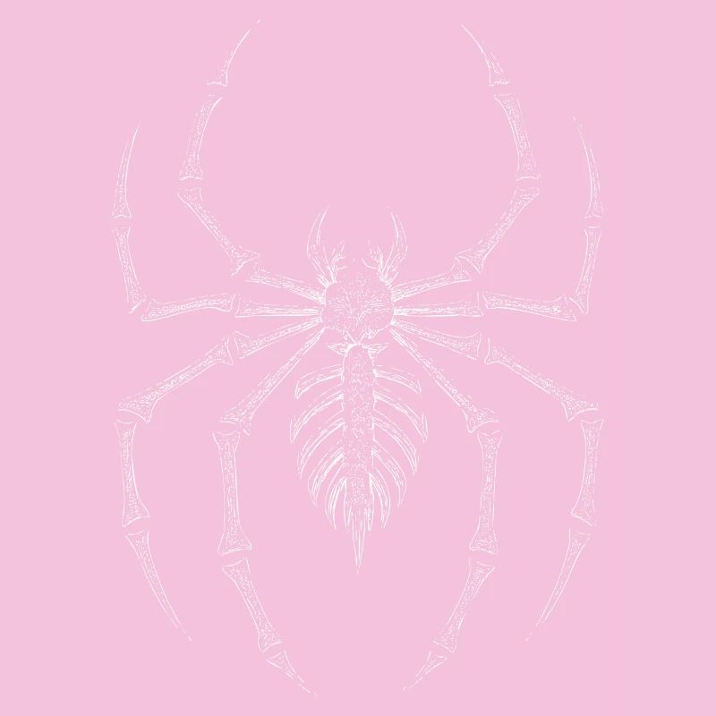 Gothic Skelett Spinne 90's