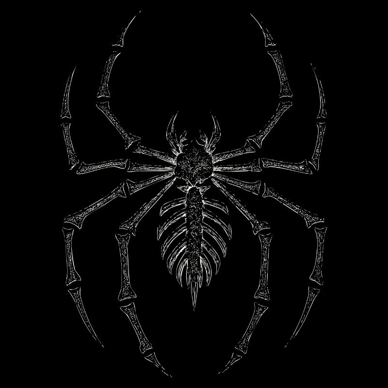 Gothic Skeleton Spider 90's