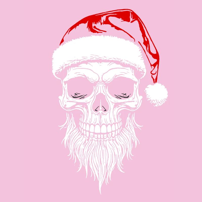 Schädel Santa Weihnachts - Skull