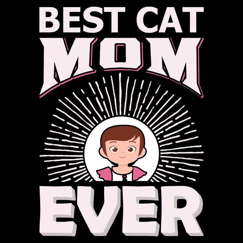 Best Cat Mom Ever Cute Cat Lover Gift