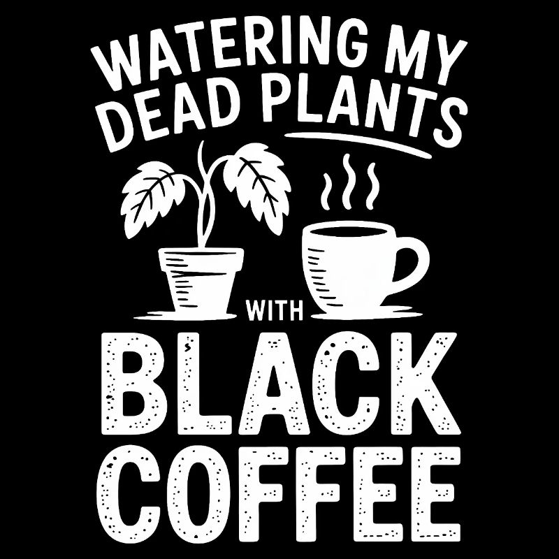 Watering Dead Plants with Black Coffee
