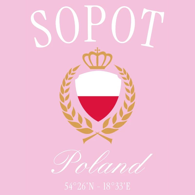 Sopot Polen Wappen Krone – Reise Souvenir