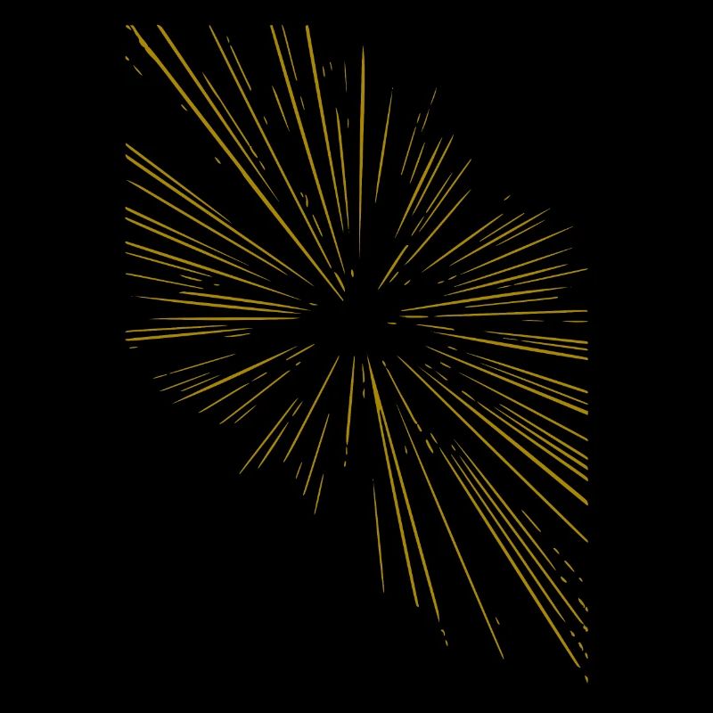 Abstrakte Strahlen / gold / Muster / Linie