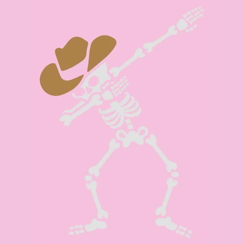 Dab skeleton dabbing cowboy