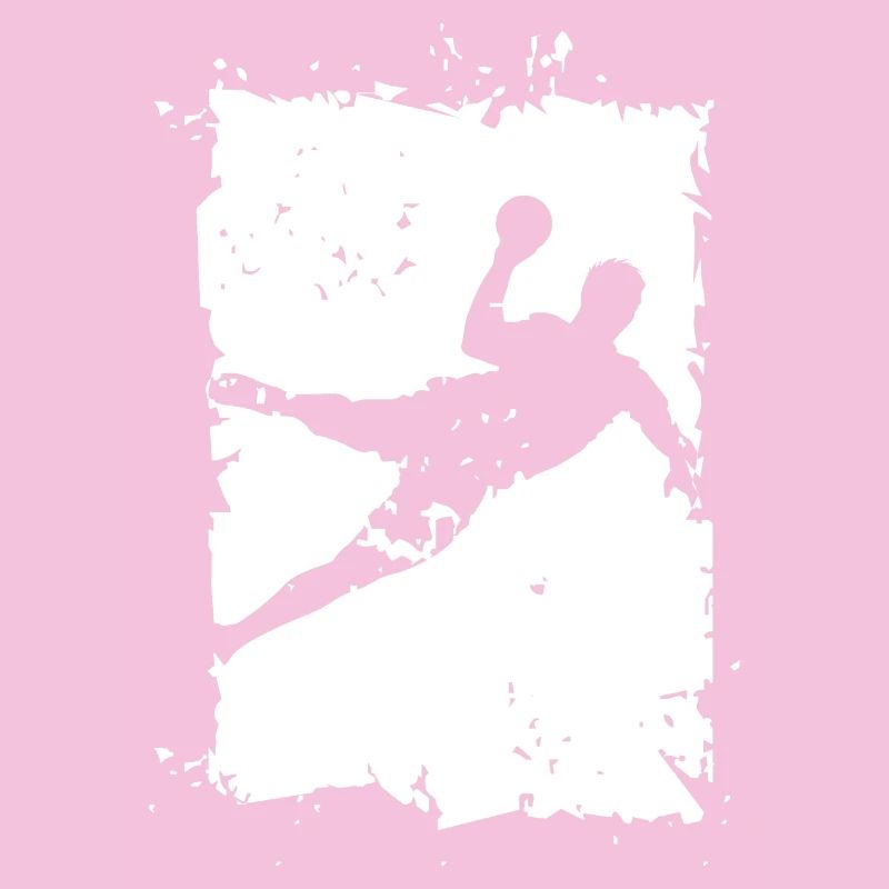 Handball Throw Explosion Destruction Illustration
