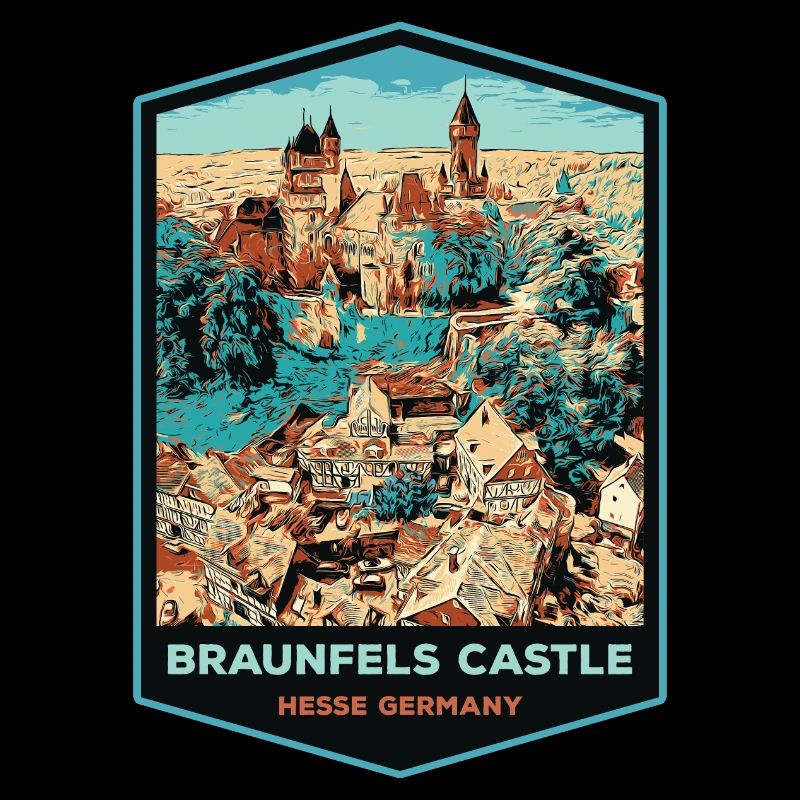 Illustration Braunfels Castle, Germany