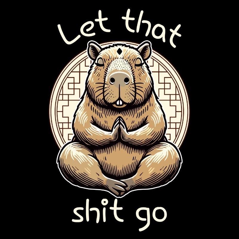 Lâchez cette merde – Méditer Capybara