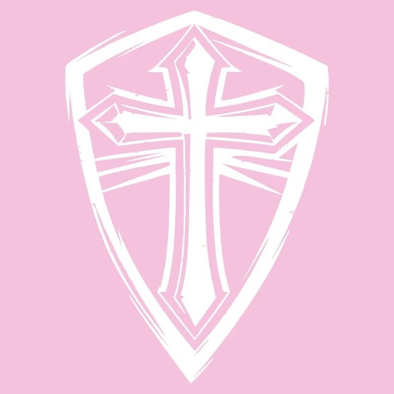 Kreuzsymbol im Shield-Design