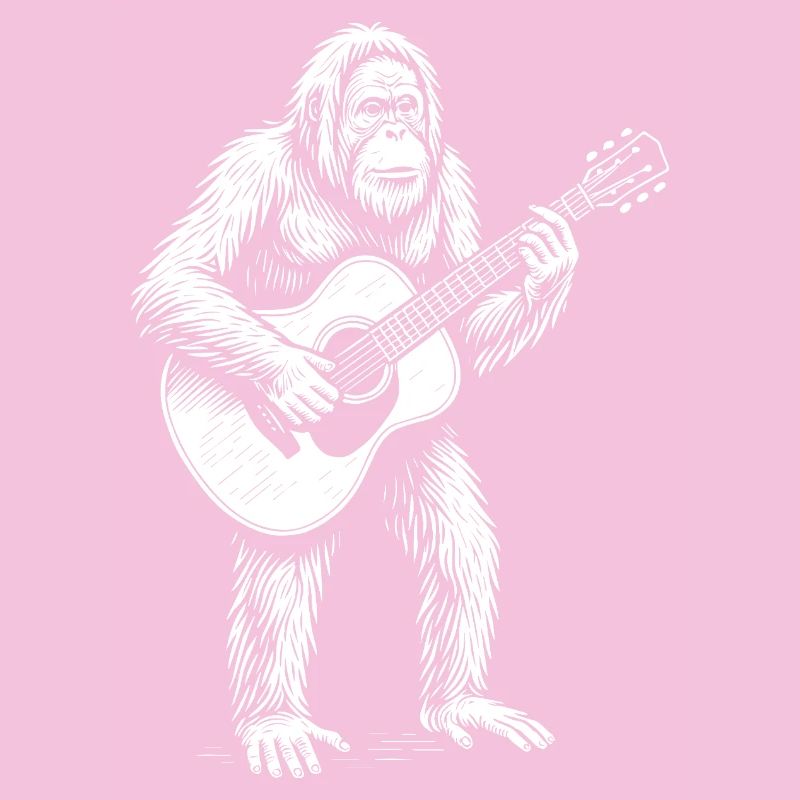 Orangutan Guitar Serenade