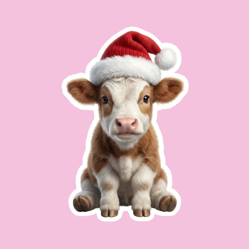 Douce vache de la ferme