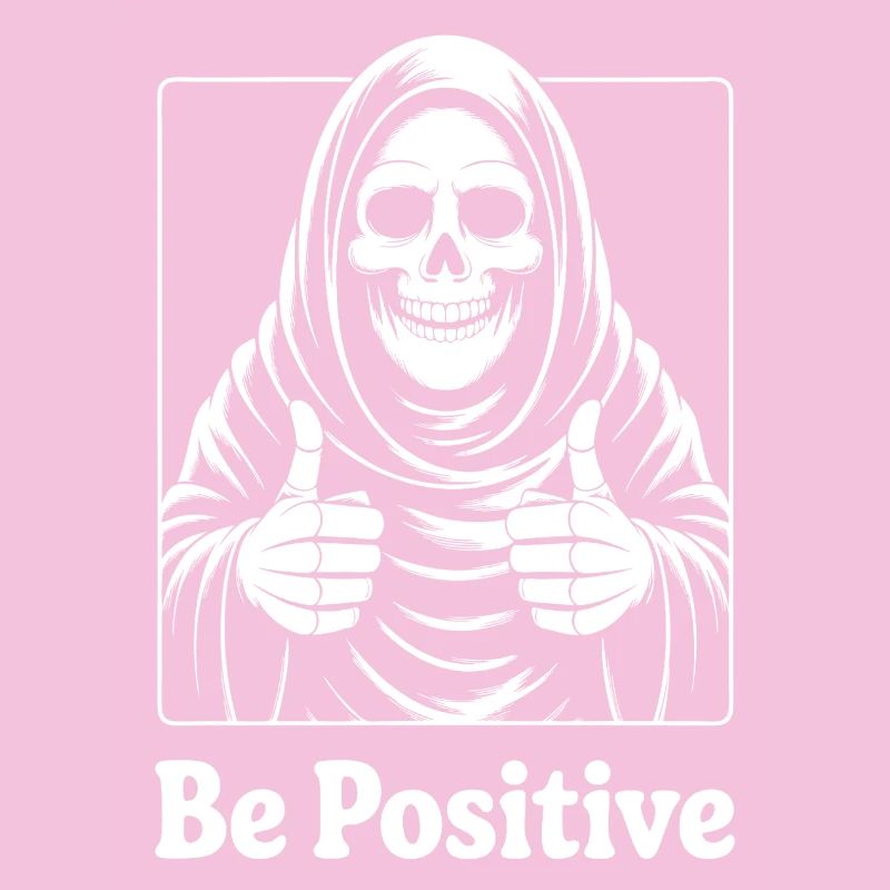 Be Positive Skeleton Motif