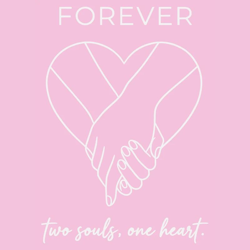 Forever Valentine - Two Souls One Heart White