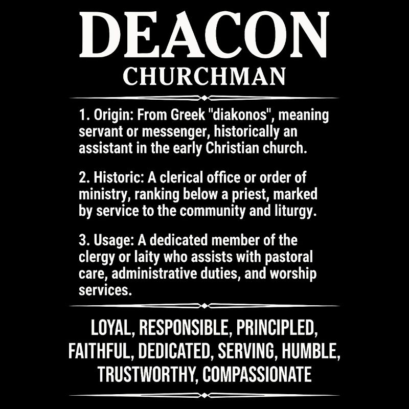 Kirchliche Religionsdefinition Diakon