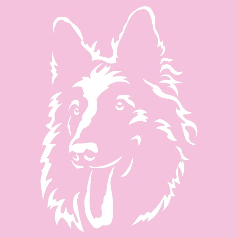 Schweizer Schäferhund Kopf "Black Edition"