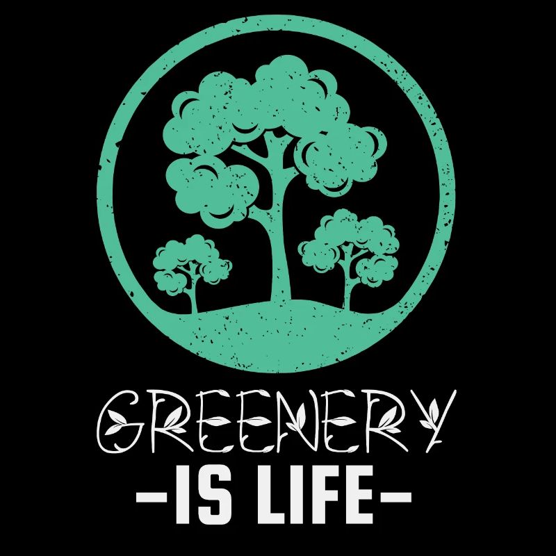 Green is Life – Tree Circle Logo