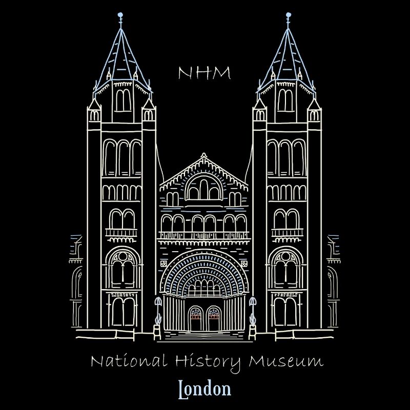 Londres, Musée d’histoire naturelle NHM, Dessin, Royaume-Uni