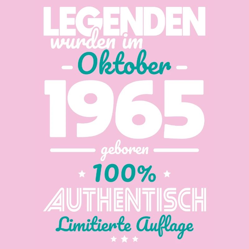 60. Geburtstag - Legenden wurden im Oktober 1965