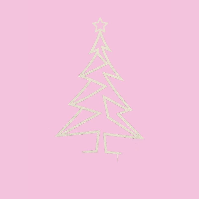 Arbre de Noël urbain – Conception angulaire à une ligne