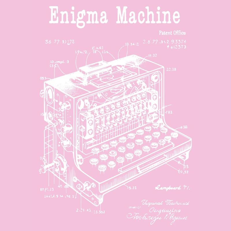 Plan de la machine Enigma