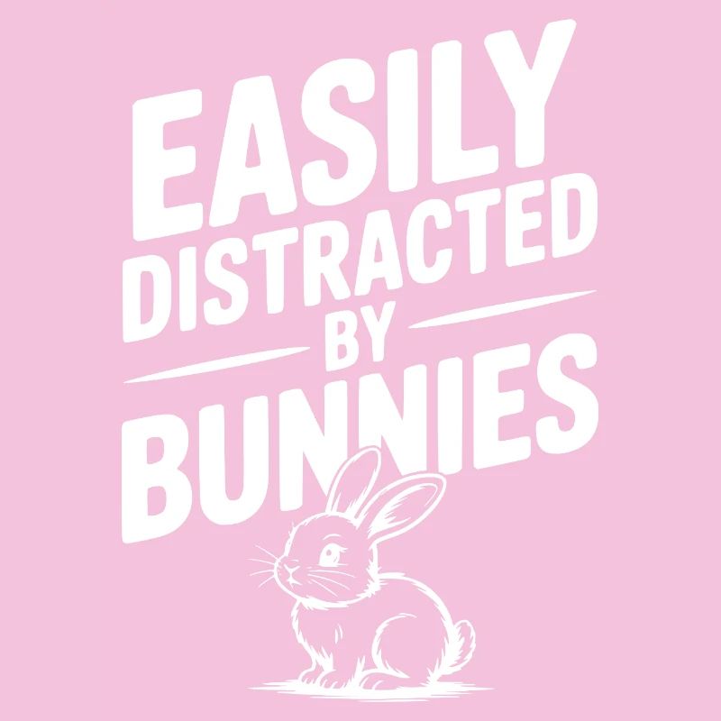 Facilement distraite par les lapins