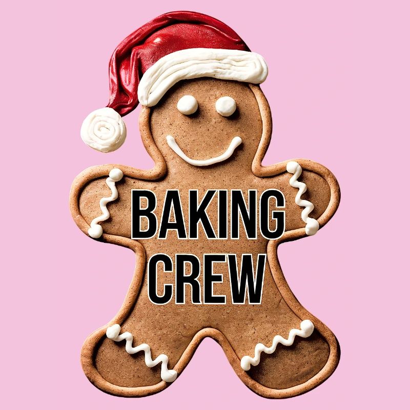 Baking Crew Gingerbread Man Christmas Baking