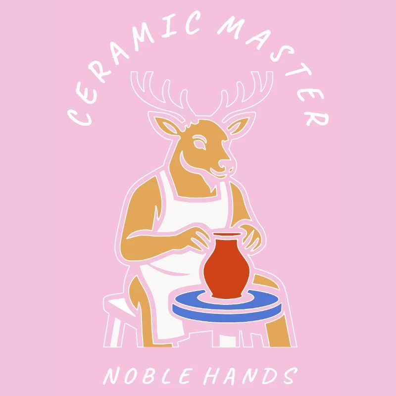 Ceramic Master Deer — Noble Hands