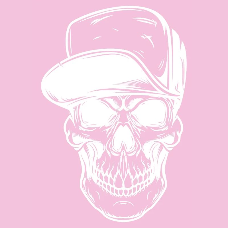 Graffiti Skull with Baseball Cap