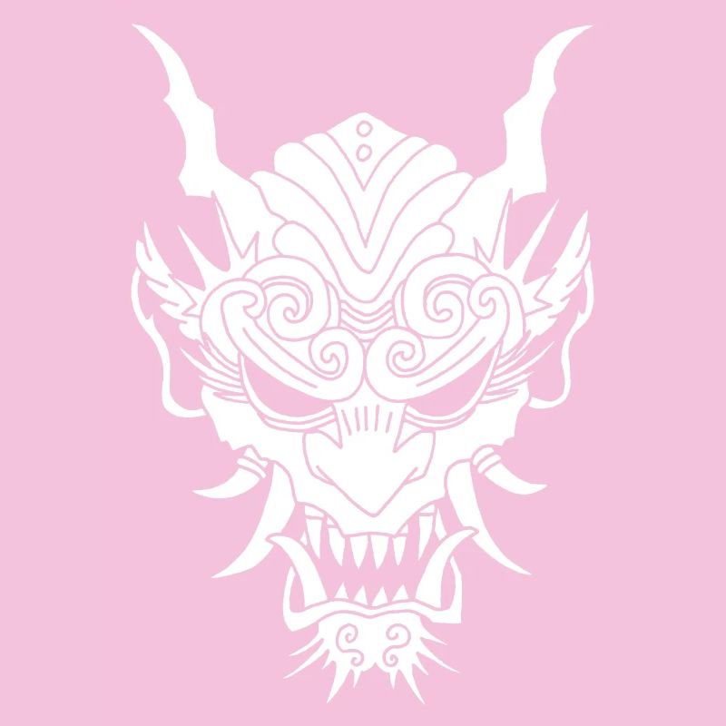 white gothic demon