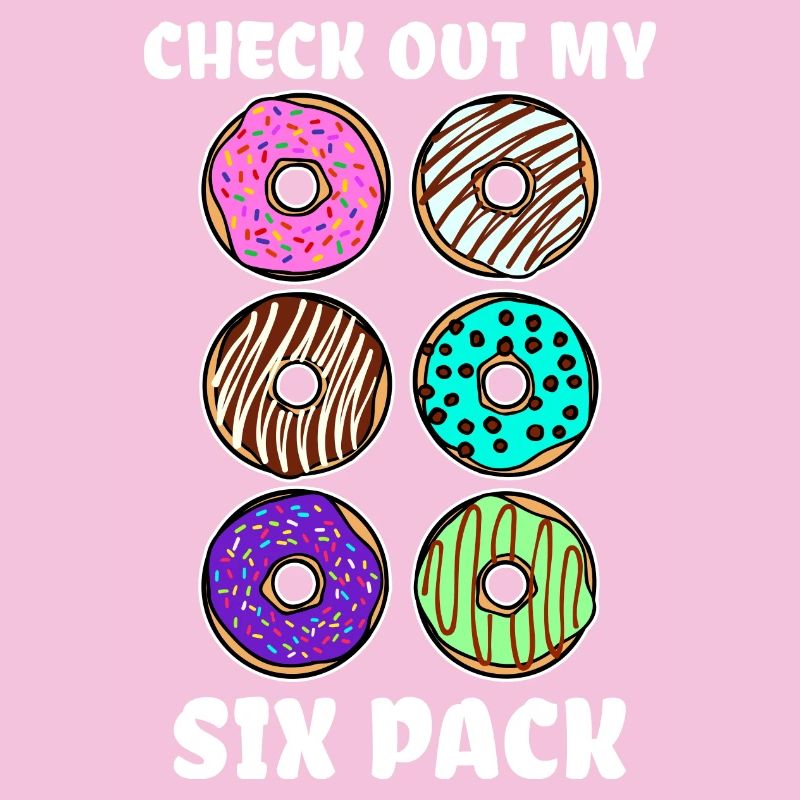 Funny statement donut candy snacking