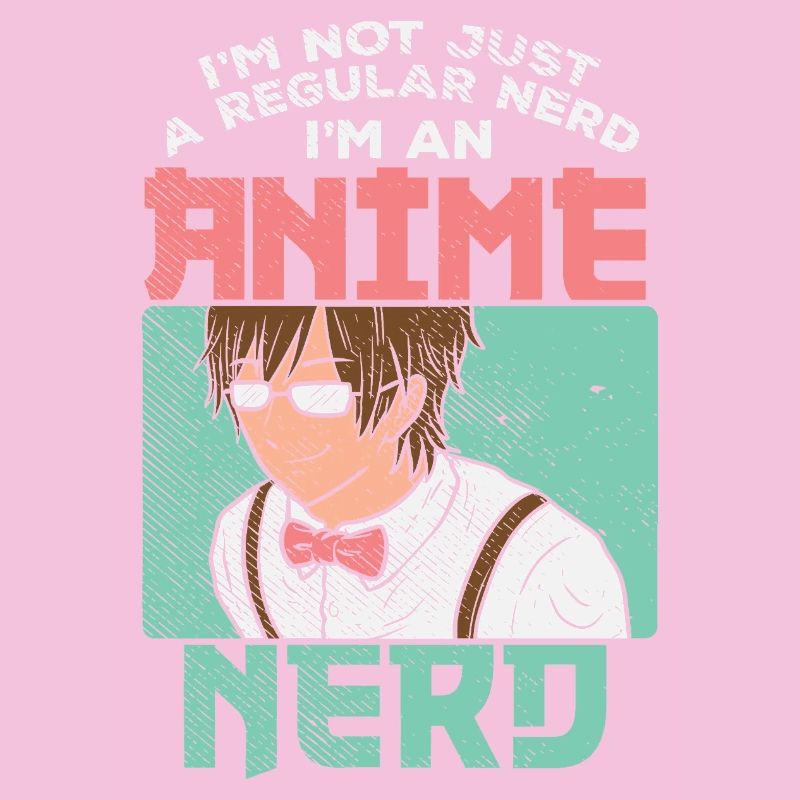 Graphique de citation drôle de nerd d’anime pas de nerd ordinaire