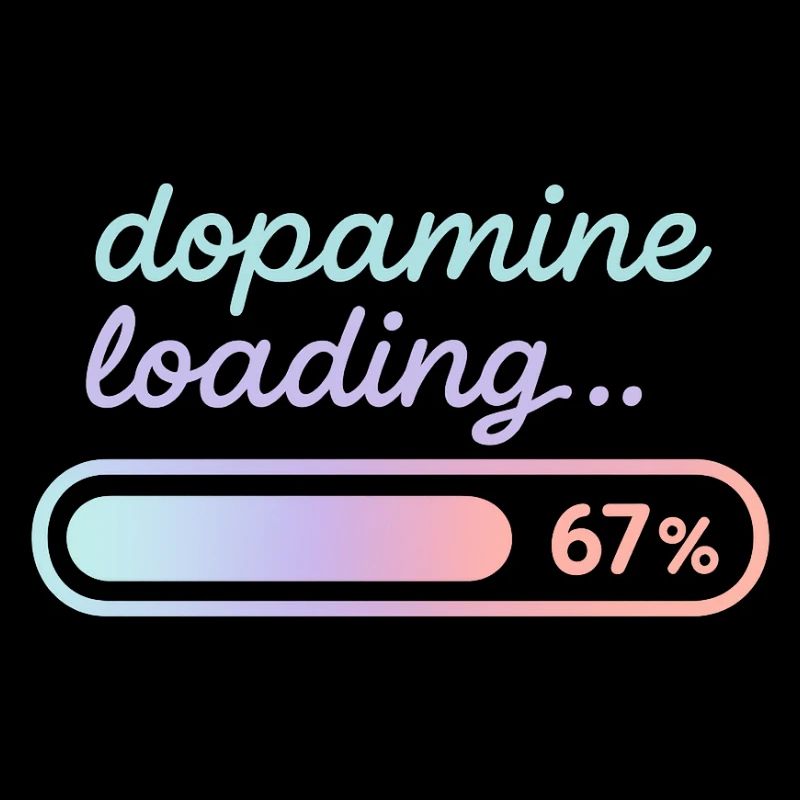Dégradé pastel de charge de dopamine
