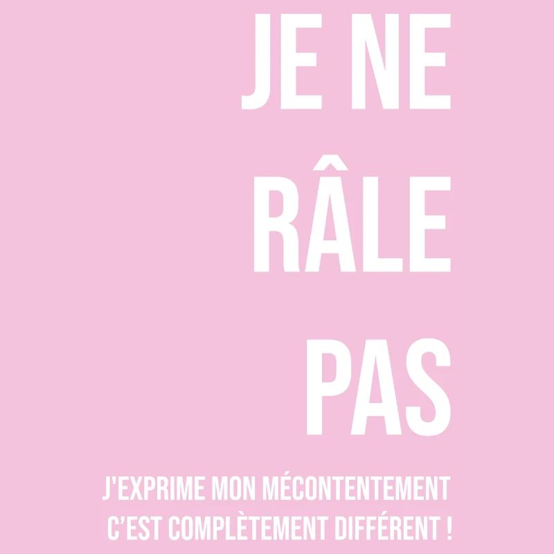 Je ne râle pas blanc