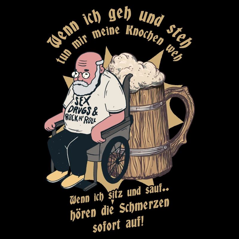 Lustiger Opa Spruch