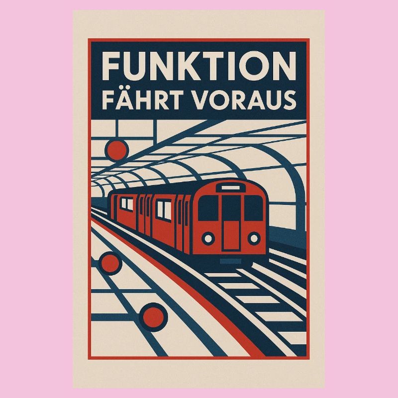 Subway Bauhaus 1930s Function Goes Ahead Retro