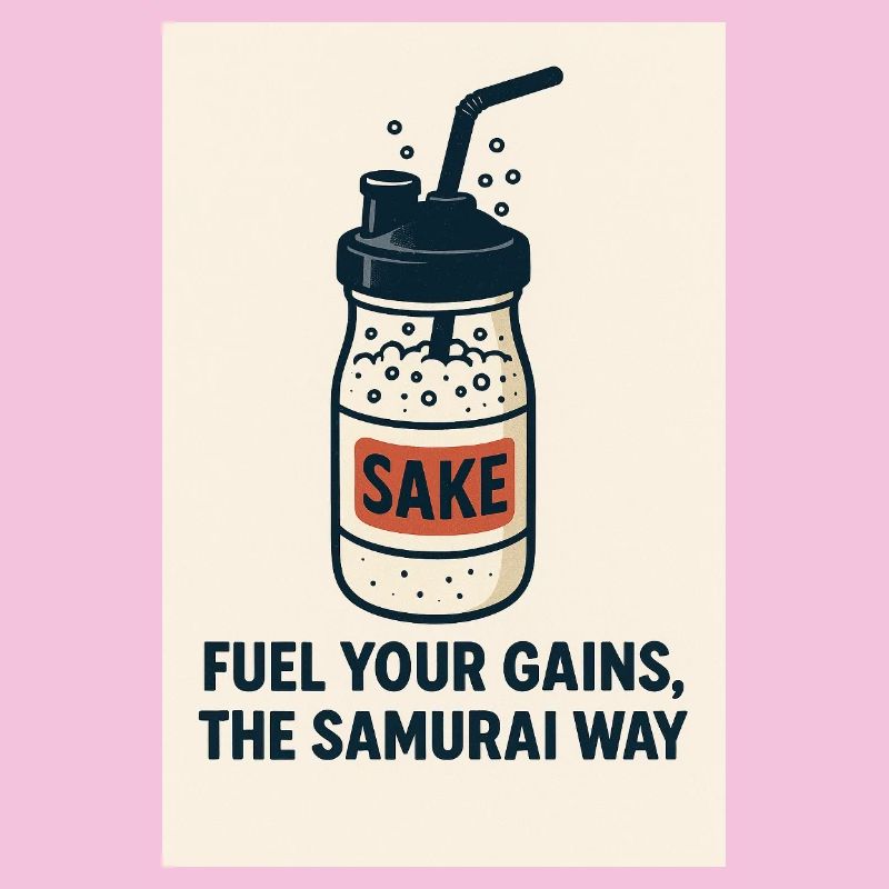 Saké et Gains Style Samurai