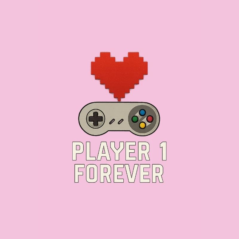 Retro-Gaming-Herz-Design