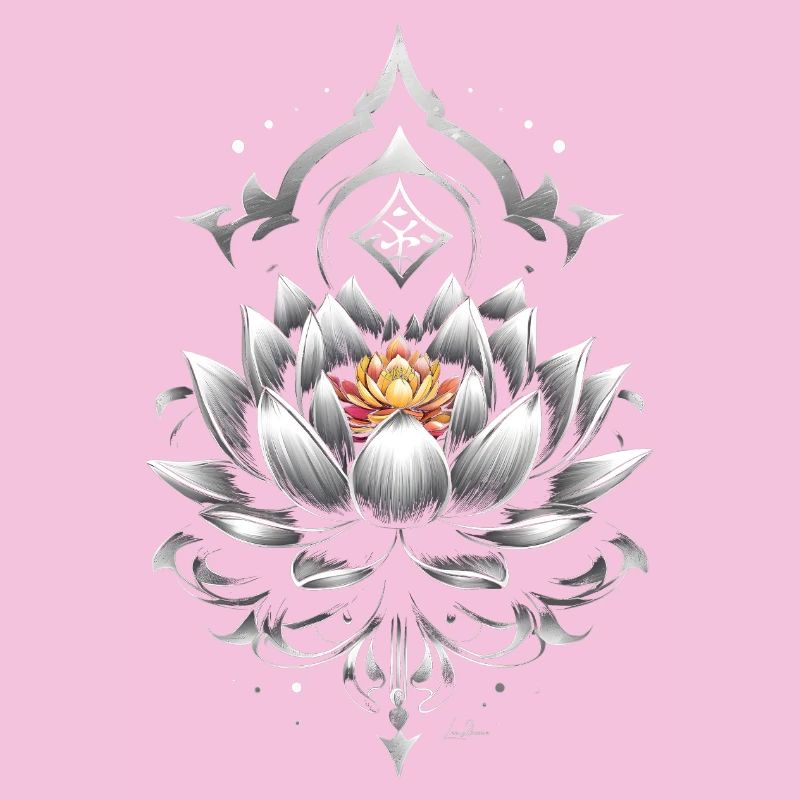 Lotus Metallic Mandala