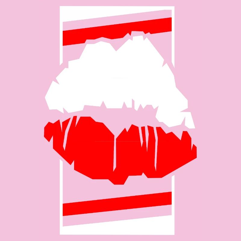 Poland Lips Contrast Pop Art