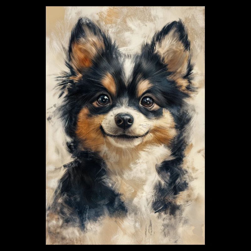 Illustration eines Hundes