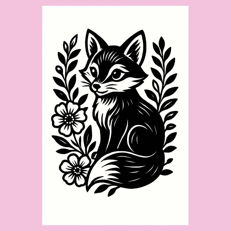 Fuchs im Blütenreigen