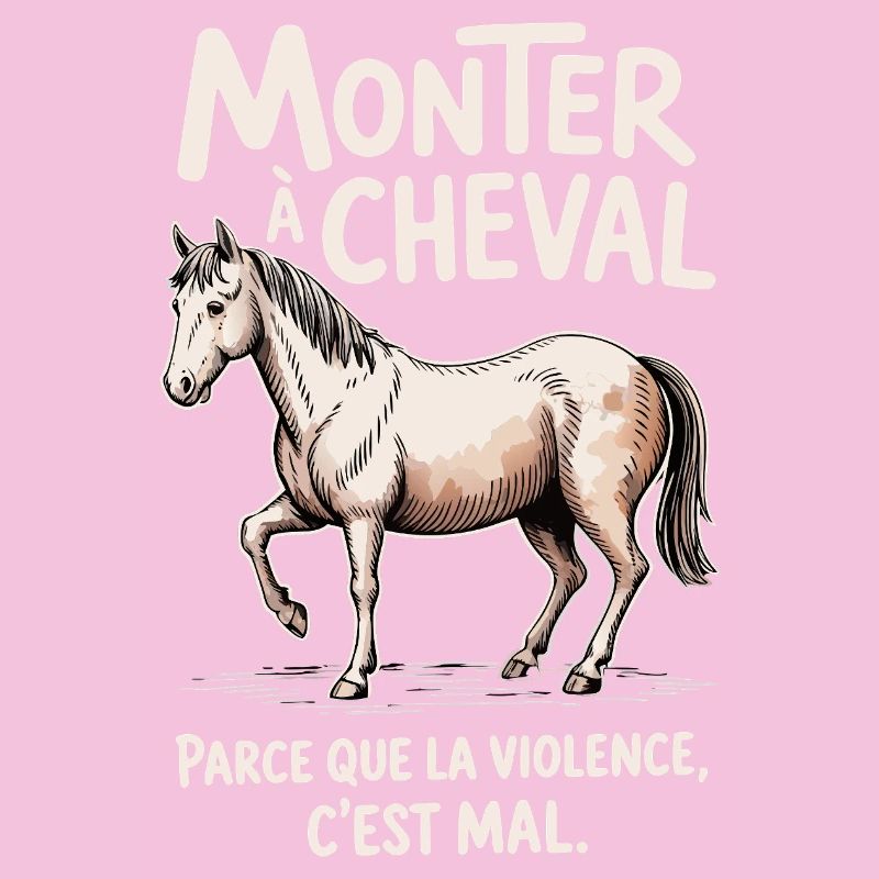 Monter à cheval, parce que la violence c’est mal