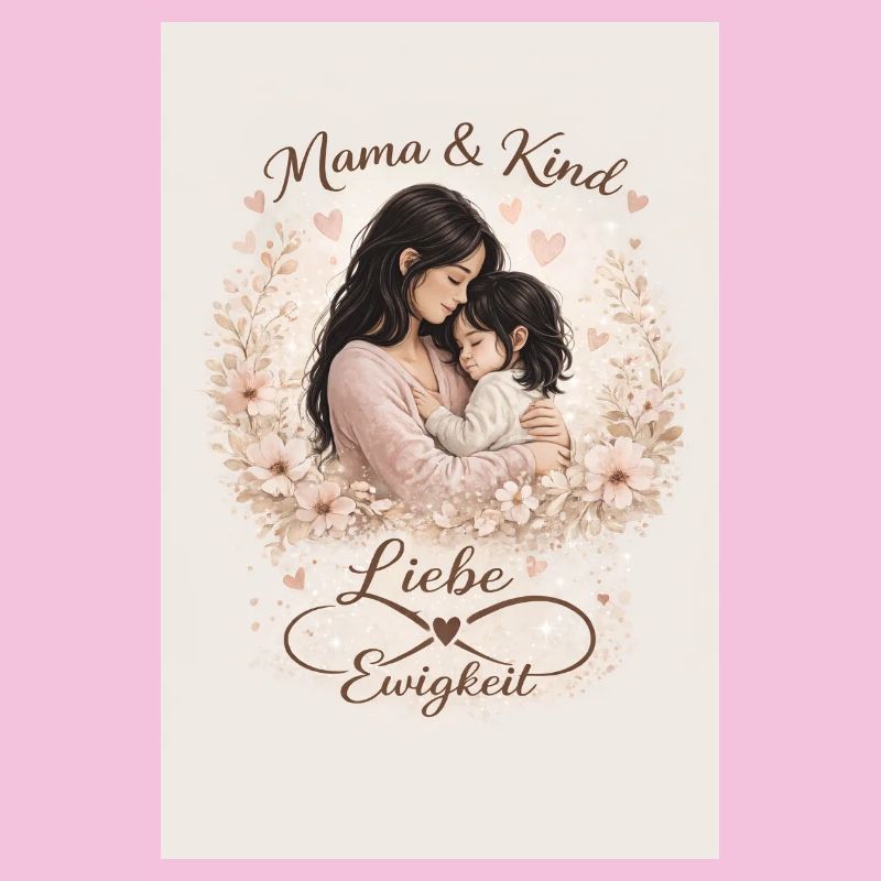 Ewige Liebe Mutter und Kind 