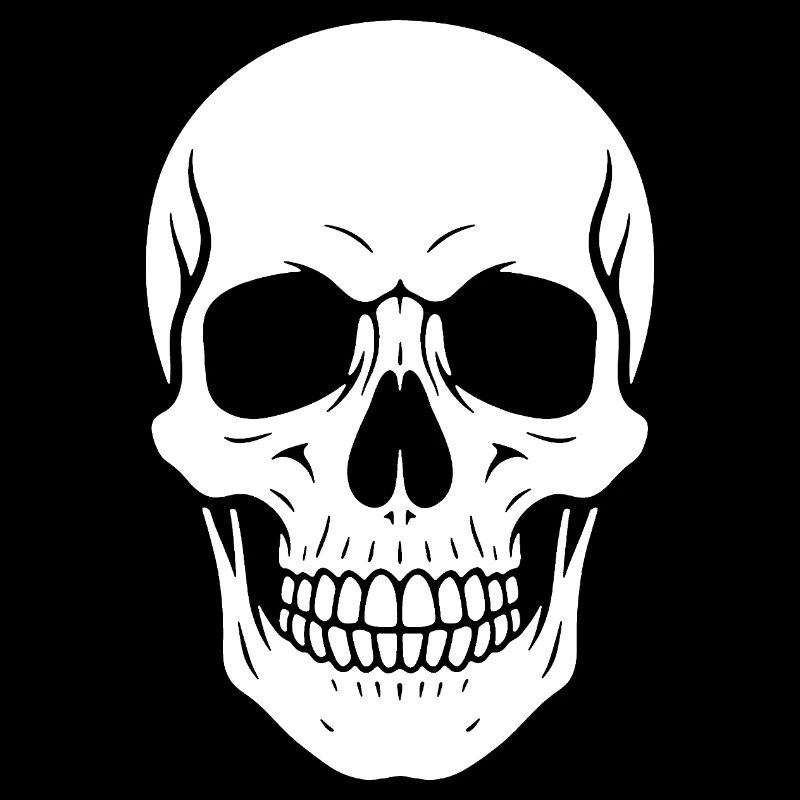 Totenkopf Silhouette Grafik