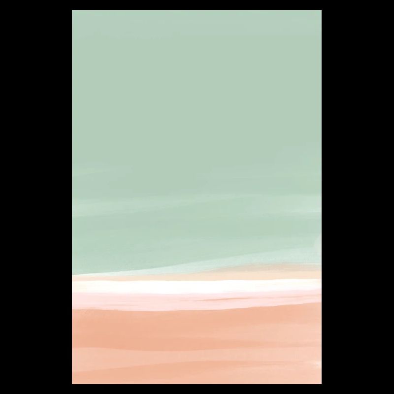 Bloc vert orange - personnalisable