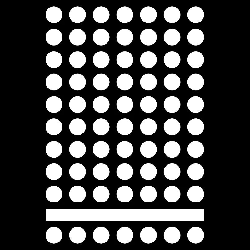 Monochrome Polka Grid Tee