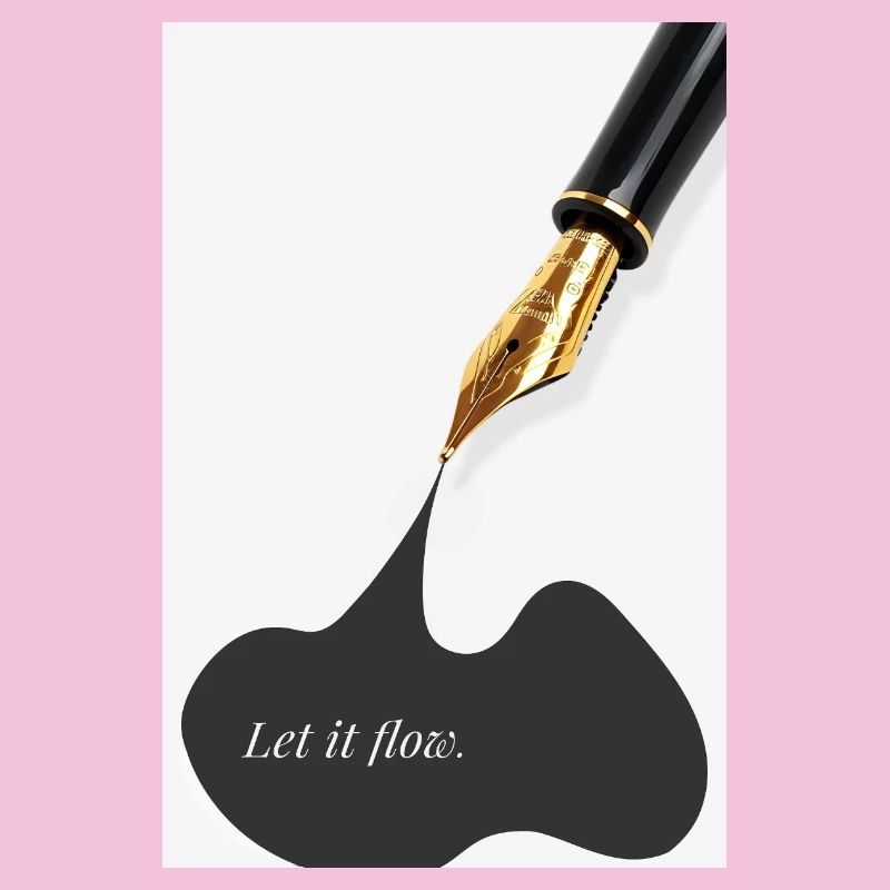 Let it flow Creativity Motivation Writing
